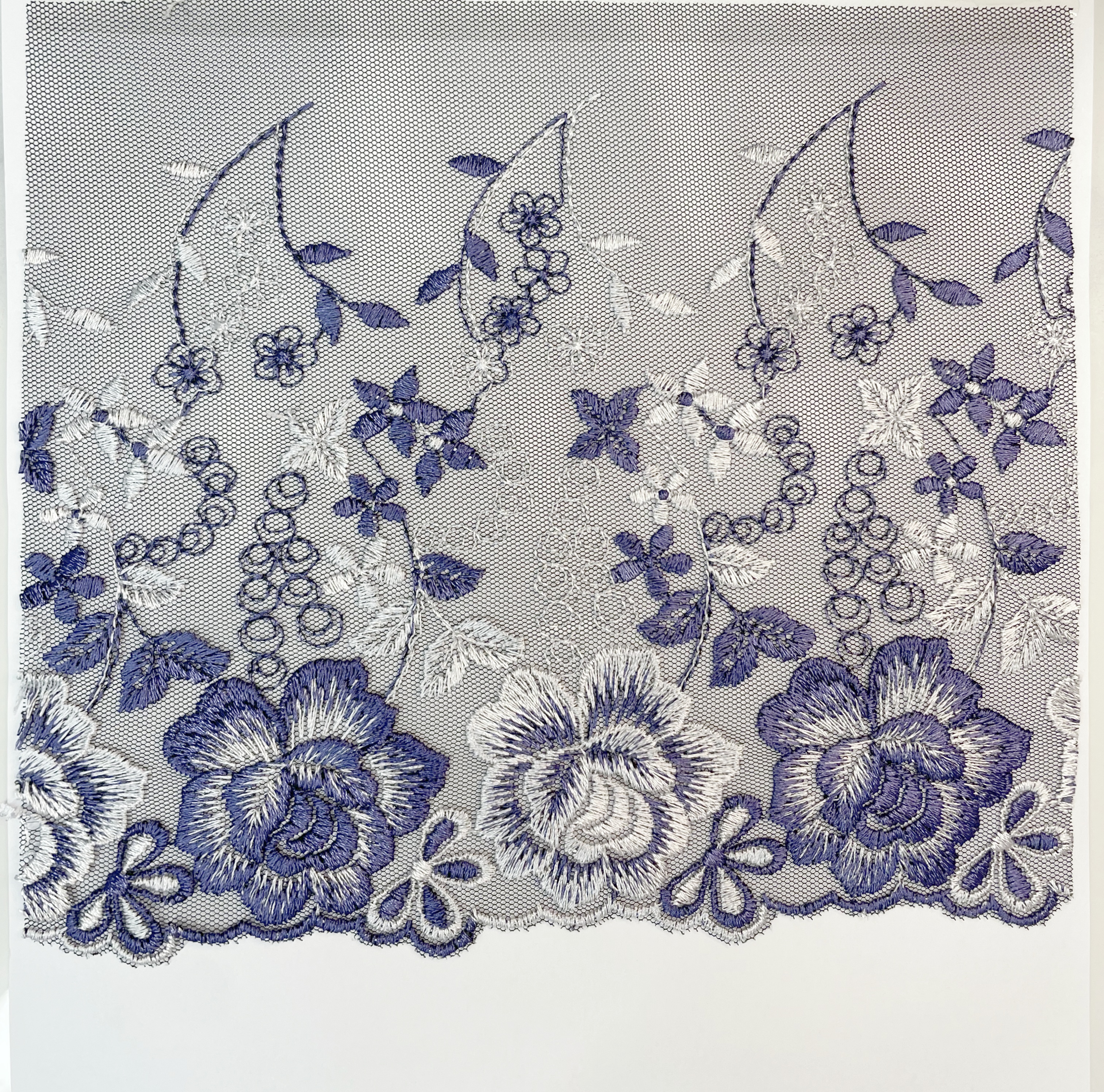 Вышивка кружева