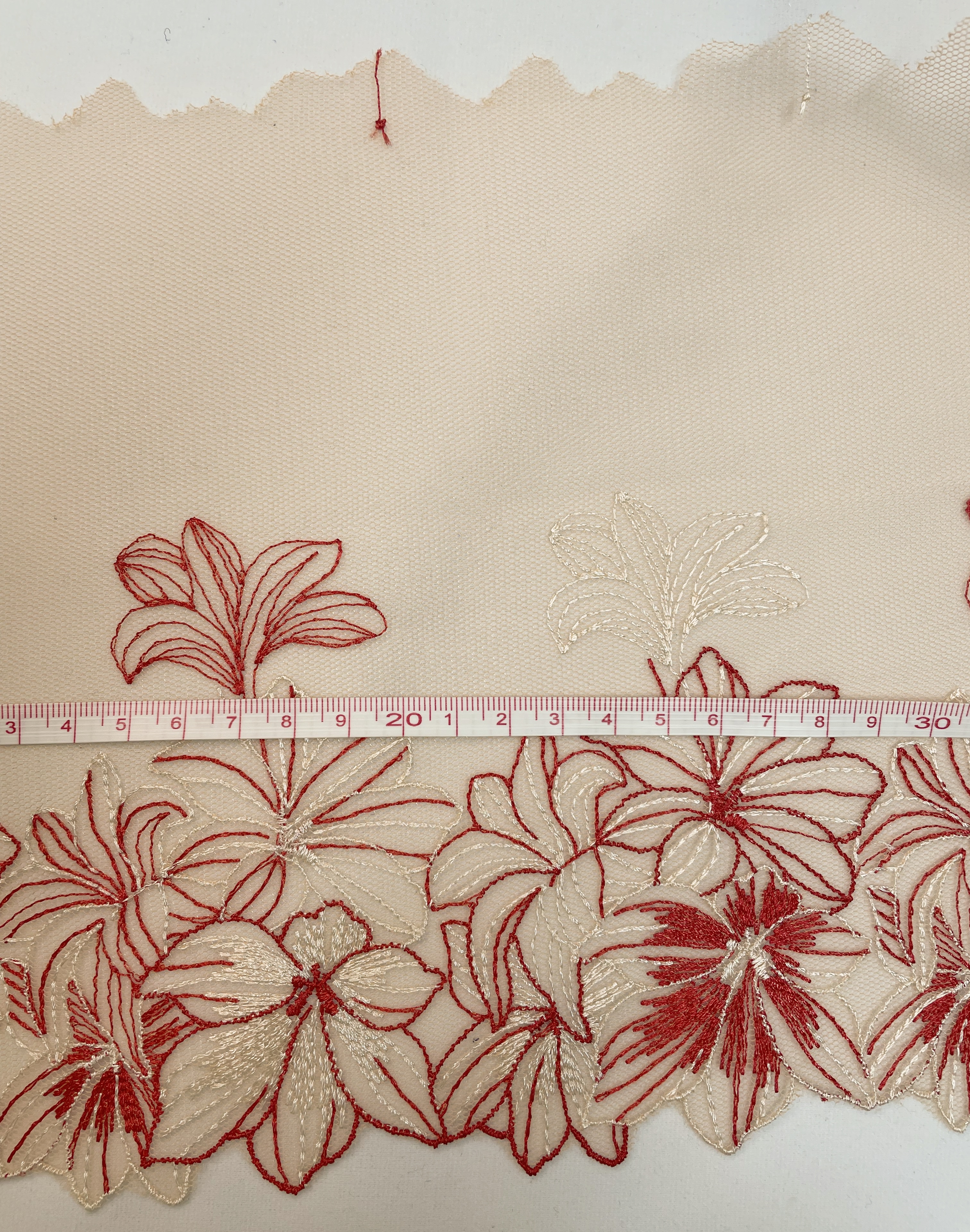 Машинная оптовая вышивка кружевной ткани для аксессуаров Craft