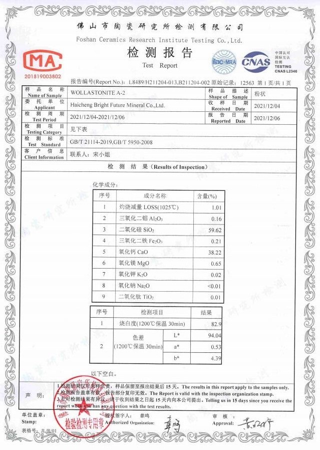 волластонит А-2